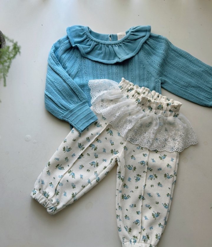 Azalea - Korean Children Fashion - #minifashionista - Blossom Jogger Pants - 6