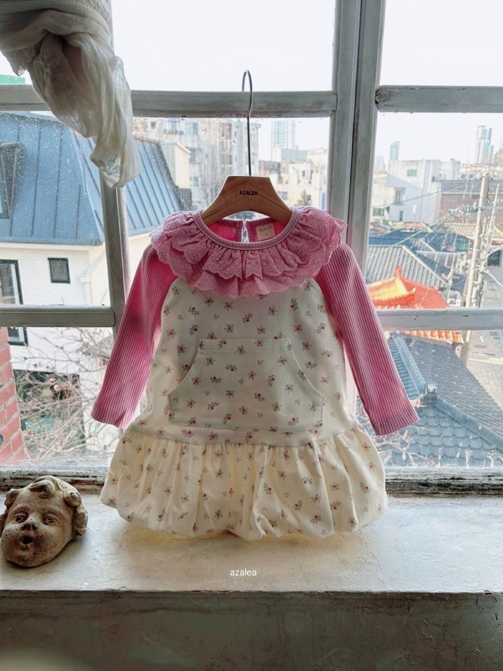 Azalea - Korean Children Fashion - #prettylittlegirls - Rose Lace Tee - 5