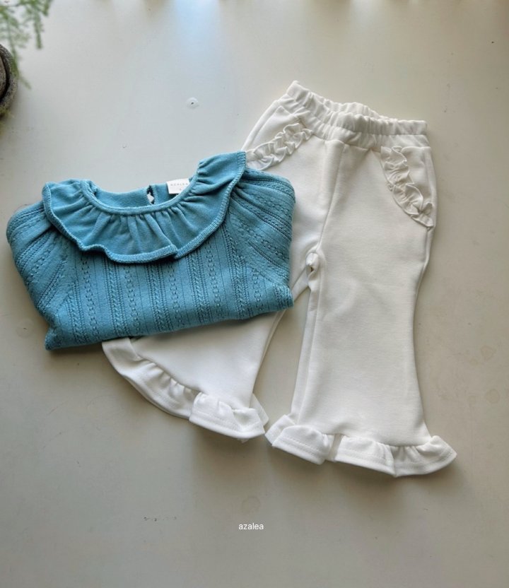 Azalea - Korean Children Fashion - #toddlerclothing - Soft Bootcut Pants - 4