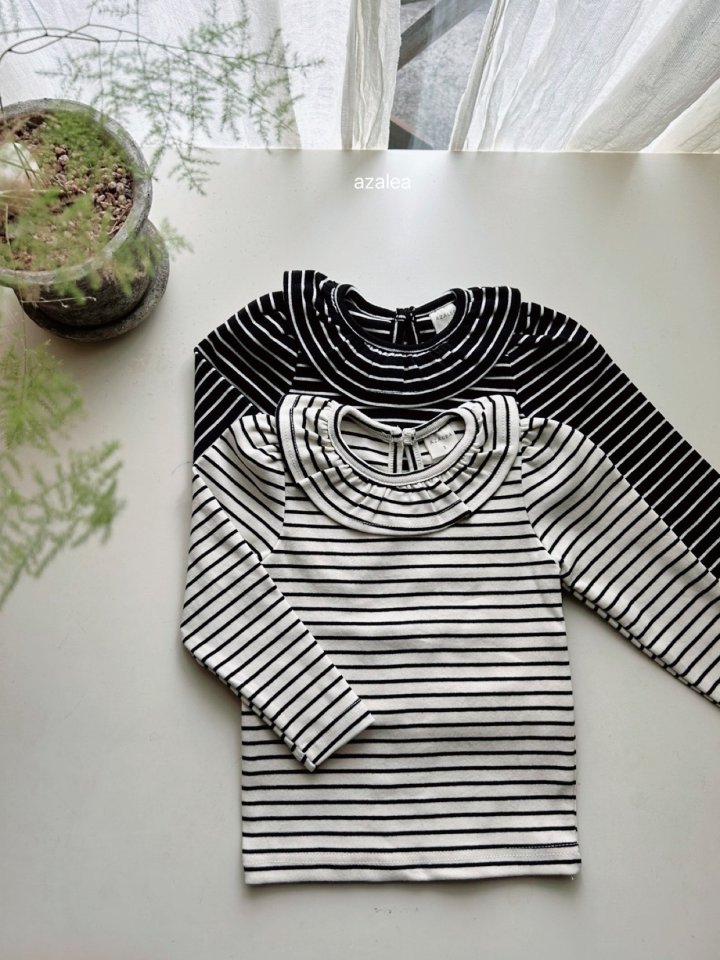 Azalea - Korean Children Fashion - #stylishchildhood - Jay Stripe Tee - 3