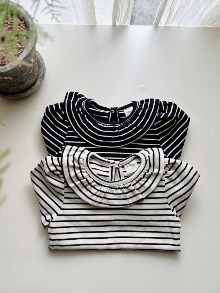 Azalea - Korean Children Fashion - #todddlerfashion - Jay Stripe Tee