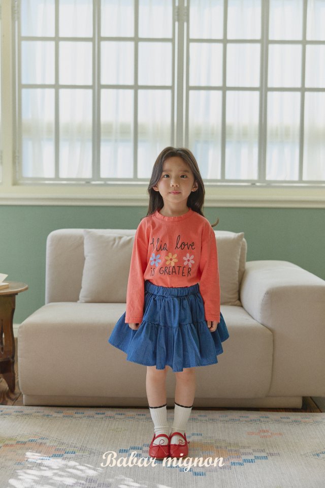 Babar Mignon - Korean Children Fashion - #Kfashion4kids - Denim Skirt - 8