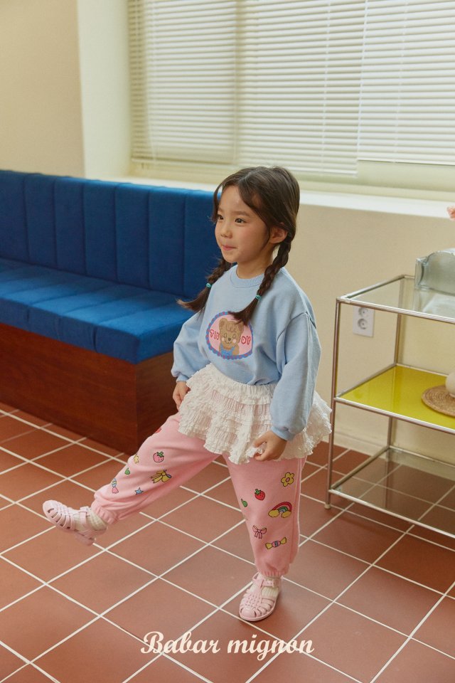 Babar Mignon - Korean Children Fashion - #Kfashion4kids - Star Candy Jogger Pants - 7