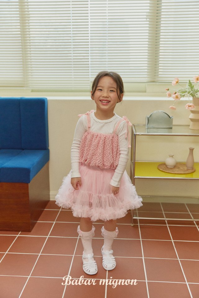 Babar Mignon - Korean Children Fashion - #kidzfashiontrend - Bell Bustier - 4