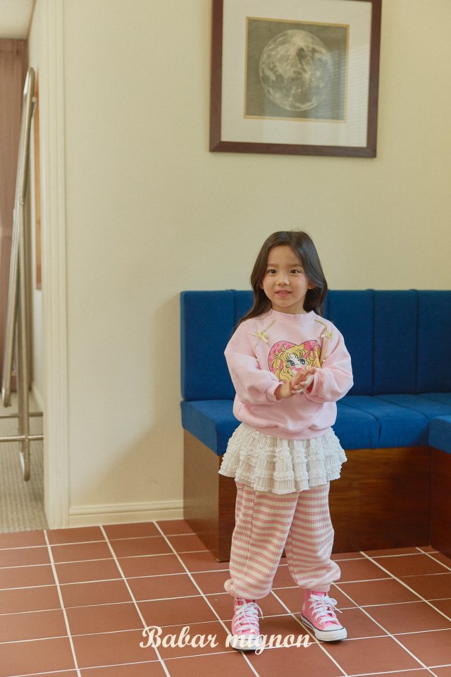 Babar Mignon - Korean Children Fashion - #Kfashion4kids - Ribbon Character Sweatshirts - 3