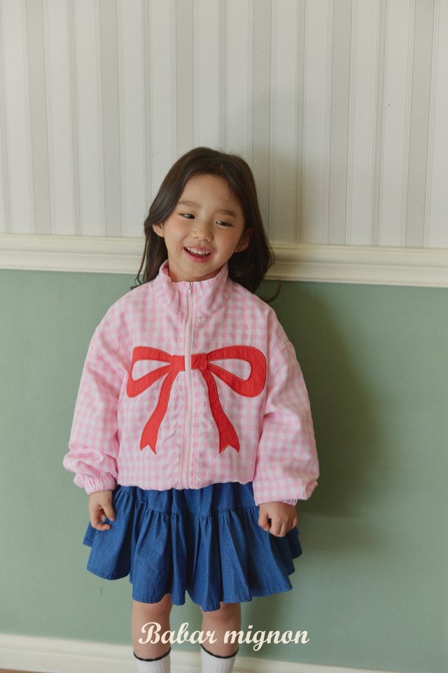 Babar Mignon - Korean Children Fashion - #Kfashion4kids - Ribbon Windbreaker - 11