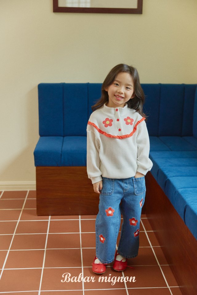 Babar Mignon - Korean Children Fashion - #Kfashion4kids - Flower Waffle Anorak - 8