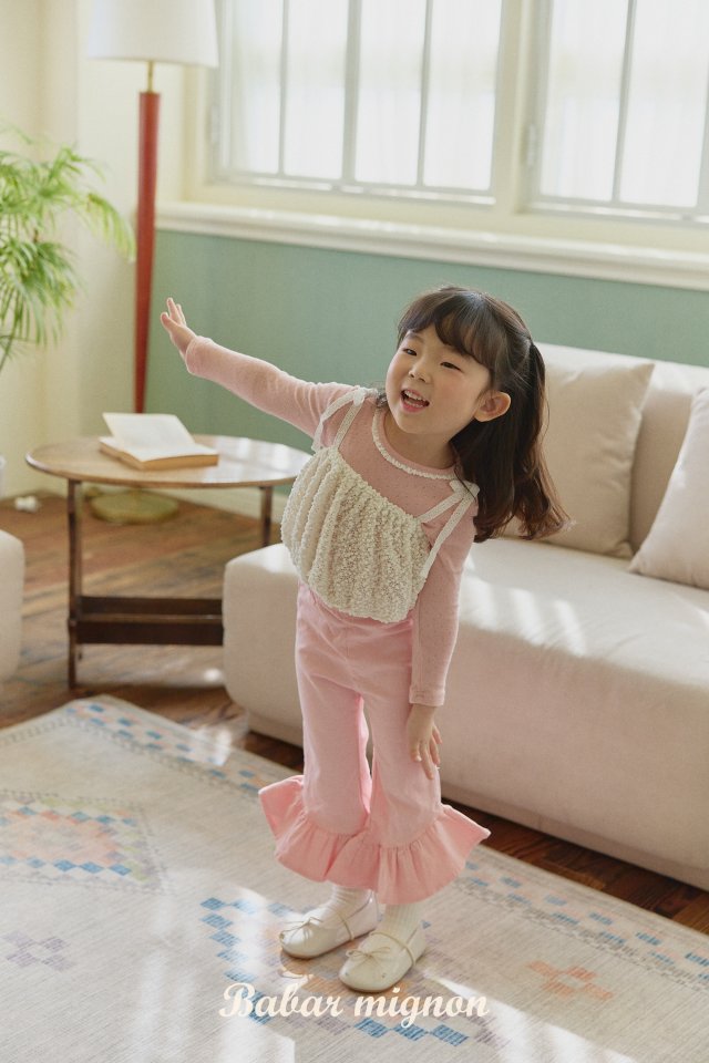 Babar Mignon - Korean Children Fashion - #Kfashion4kids - Frill Bootcut Pants - 7