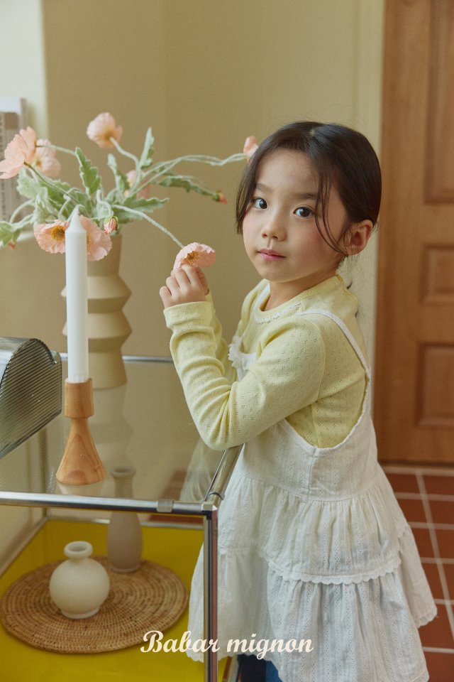 Babar Mignon - Korean Children Fashion - #childofig - Strap Frill Bustier Dress - 7