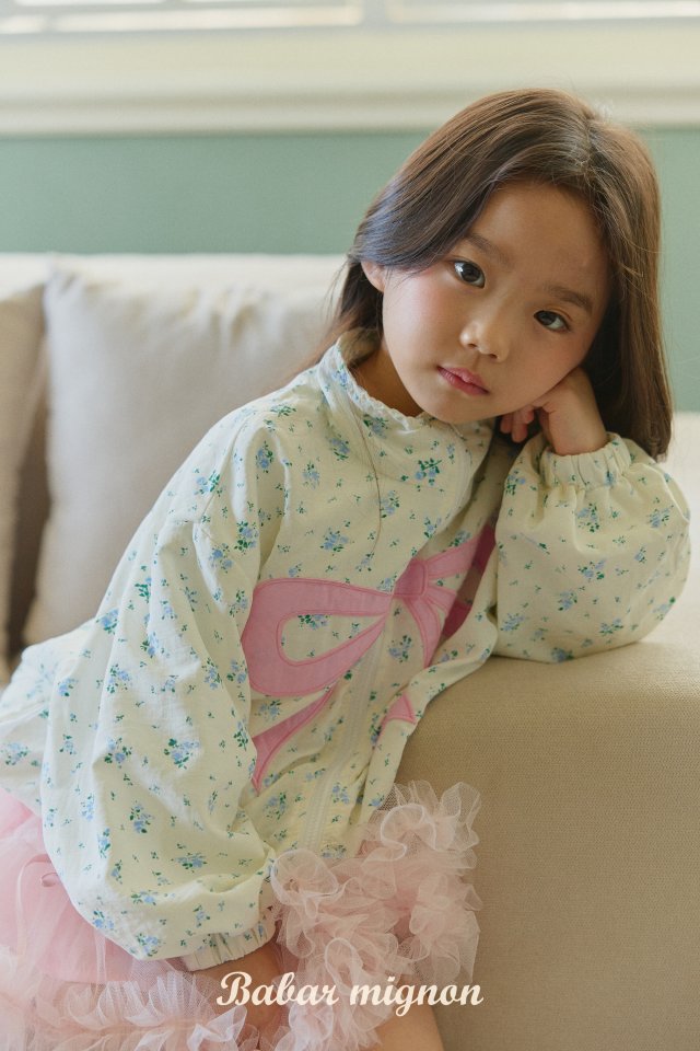 Babar Mignon - Korean Children Fashion - #childofig - Ribbon Windbreaker - 3