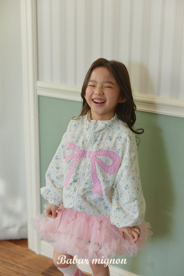 Babar Mignon - Korean Children Fashion - #childofig - Ribbon Windbreaker - 4