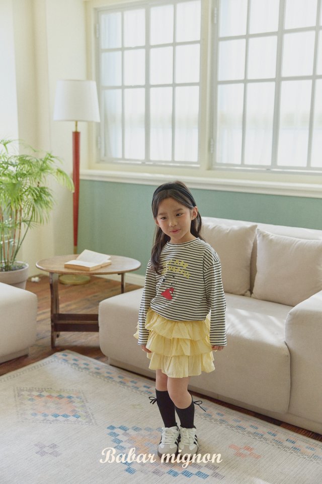 Babar Mignon - Korean Children Fashion - #designkidswear - 3-step Cancan Skirt - 5