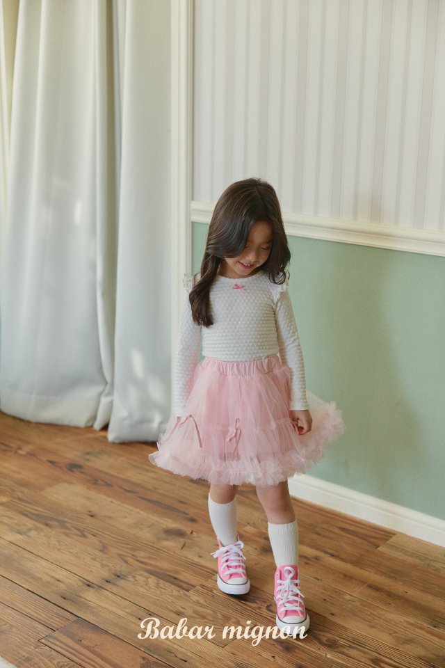 Babar Mignon - Korean Children Fashion - #designkidswear - Lovely Sha Skirt - 8
