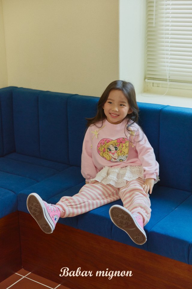 Babar Mignon - Korean Children Fashion - #designkidswear - Waffle Stripe Jogger Pants - 12