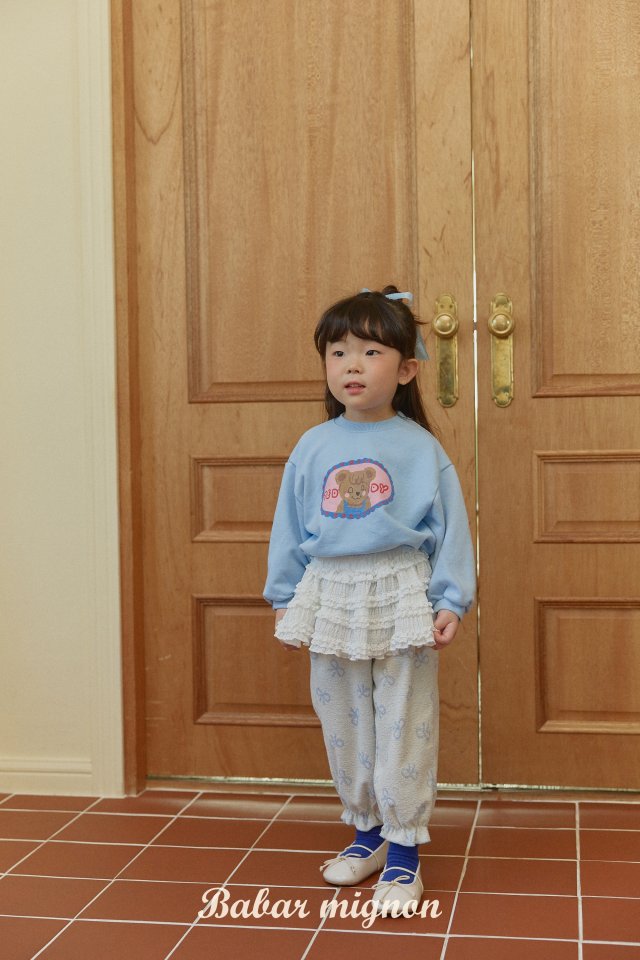 Babar Mignon - Korean Children Fashion - #discoveringself - Ribbon Jogger Pants - 12