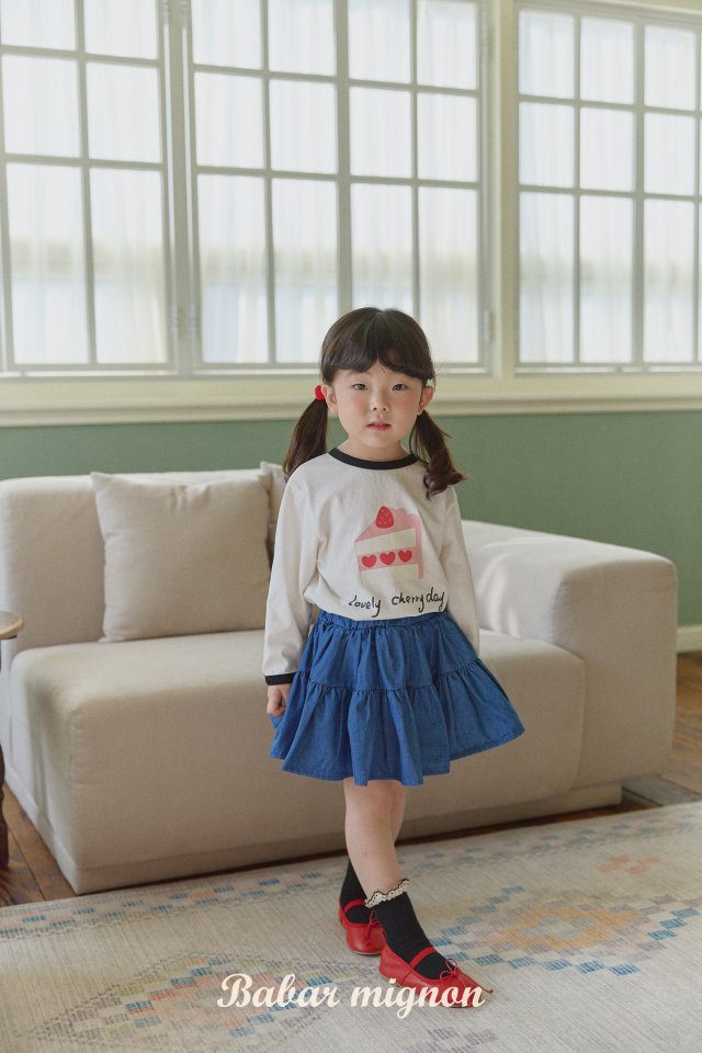 Babar Mignon - Korean Children Fashion - #discoveringself - Cake Tee - 11