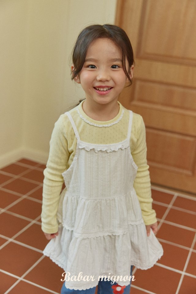 Babar Mignon - Korean Children Fashion - #discoveringself - Strap Frill Bustier Dress - 10