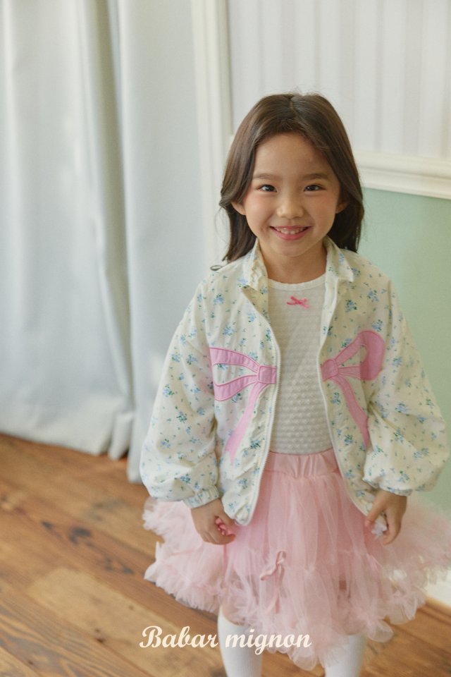 Babar Mignon - Korean Children Fashion - #discoveringself - Ribbon Windbreaker - 6