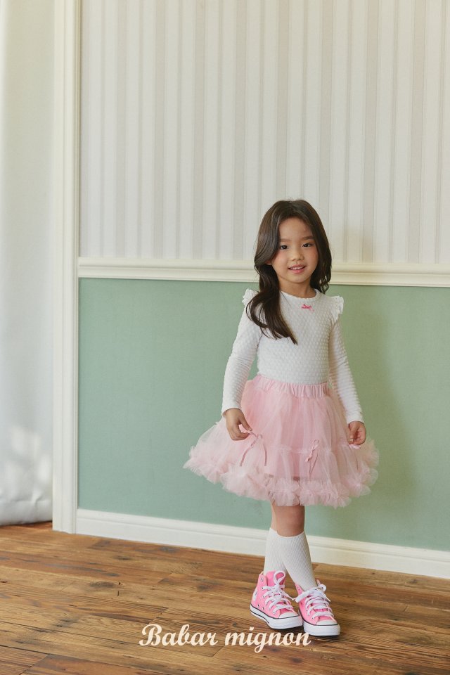 Babar Mignon - Korean Children Fashion - #discoveringself - Frill Tee - 5