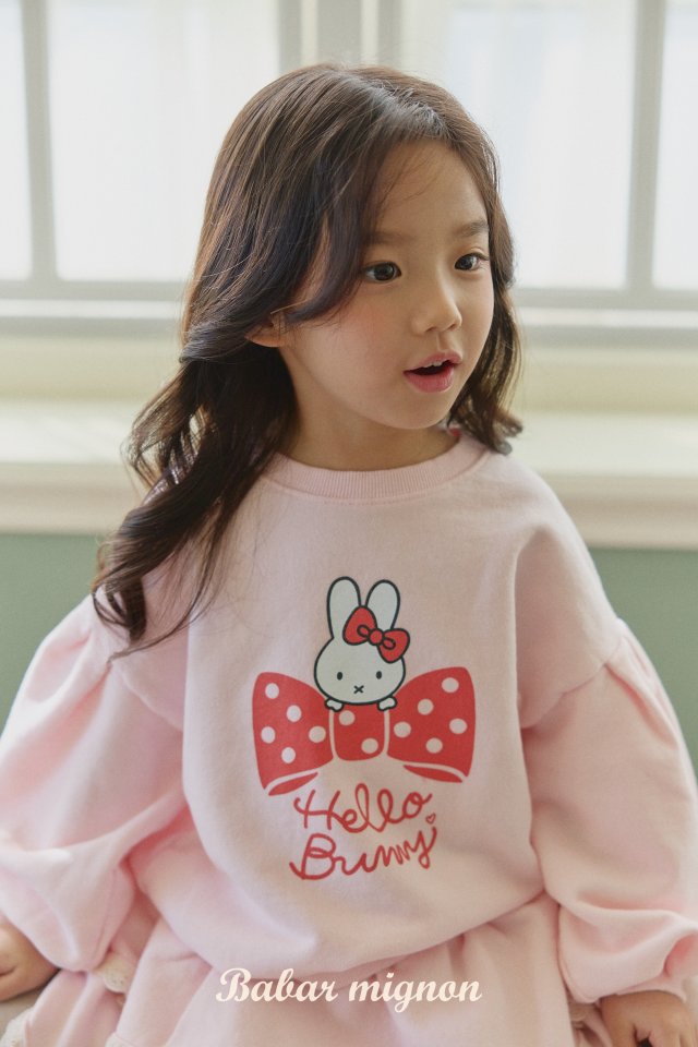 Babar Mignon - Korean Children Fashion - #fashionkids - Hello Bunny Sweatshirts