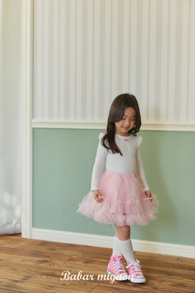 Babar Mignon - Korean Children Fashion - #fashionkids - Frill Tee - 6