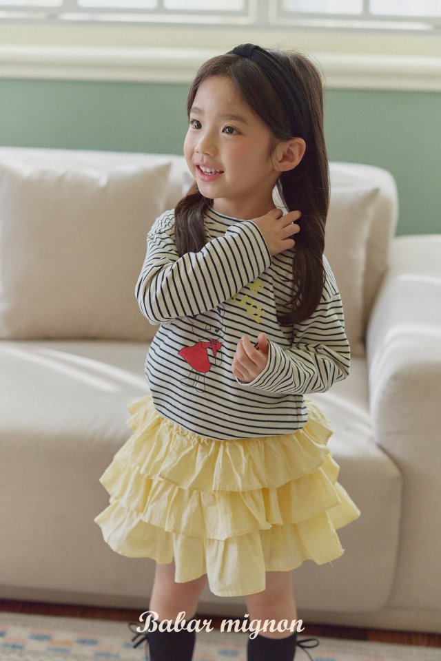 Babar Mignon - Korean Children Fashion - #kidsshorts - 3-step Cancan Skirt - 8