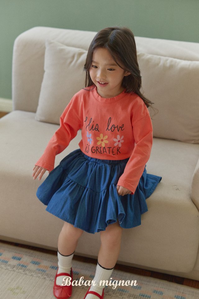 Babar Mignon - Korean Children Fashion - #kidsshorts - Flower Tee - 7