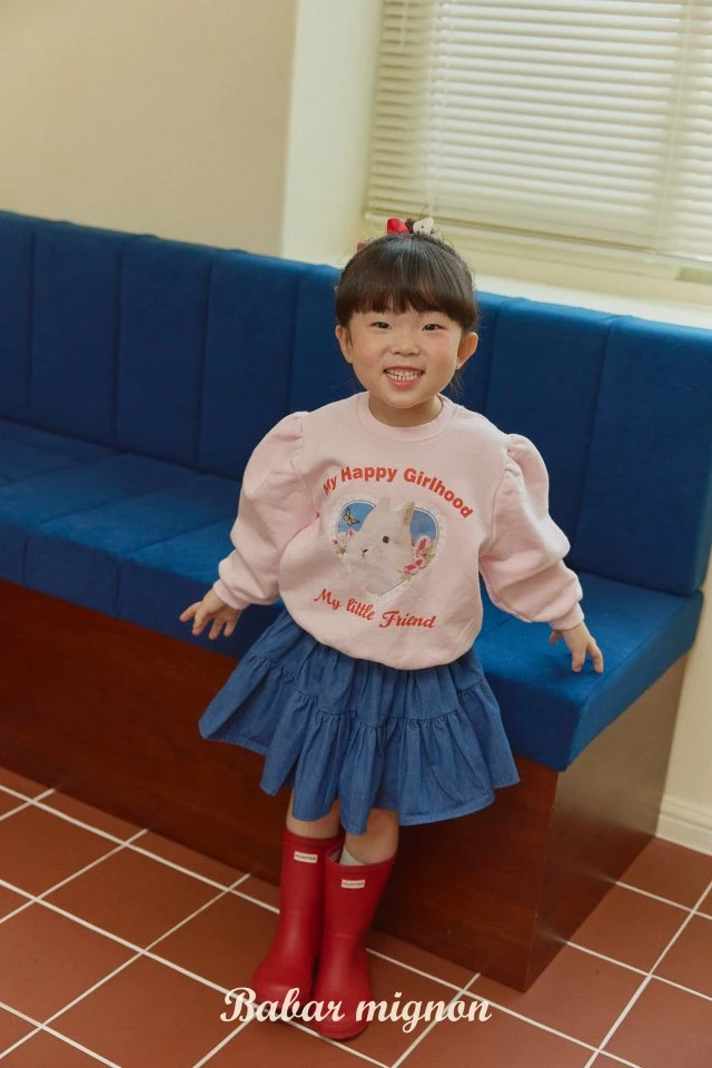 Babar Mignon - Korean Children Fashion - #kidsshorts - Denim Skirt - 5