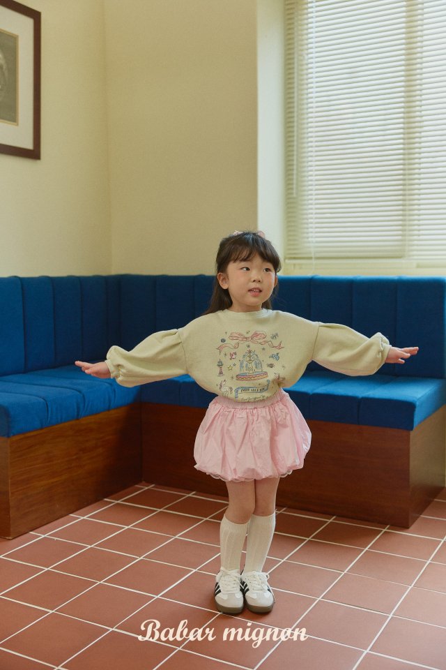 Babar Mignon - Korean Children Fashion - #kidsshorts - Balloon Lace Skirt - 9