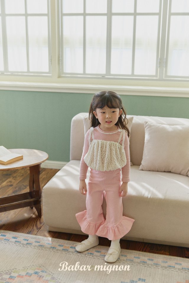 Babar Mignon - Korean Children Fashion - #fashionkids - Frill Bootcut Pants - 4