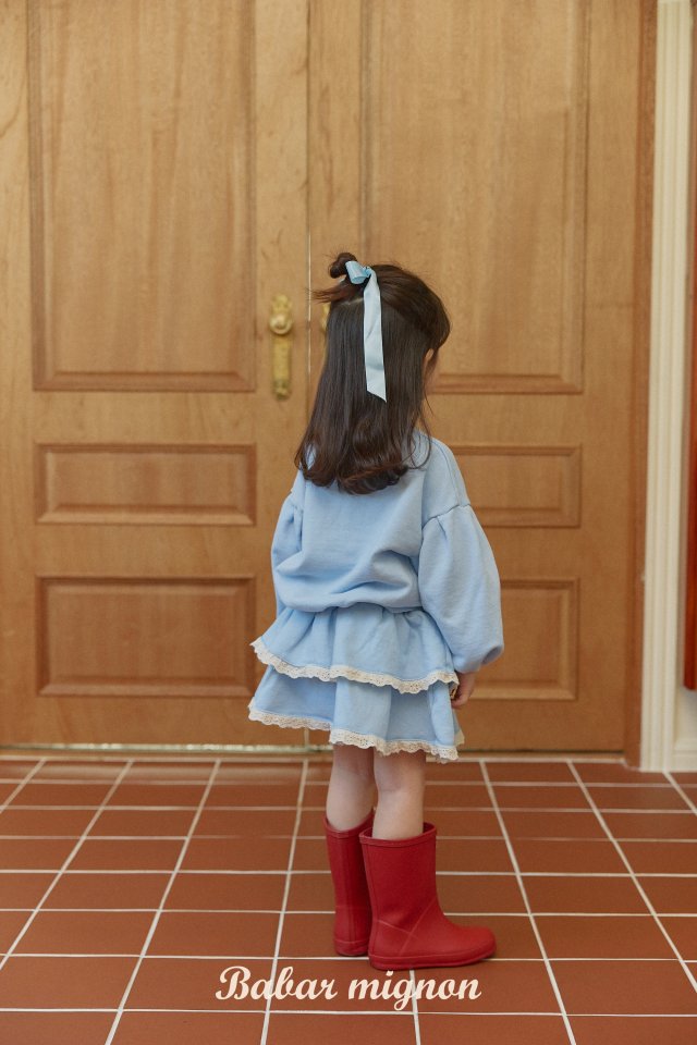 Babar Mignon - Korean Children Fashion - #kidsstore - Lace Cancan Skirt - 12
