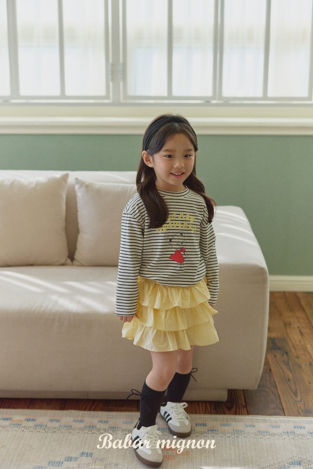 Babar Mignon - Korean Children Fashion - #kidsstore - 3-step Cancan Skirt - 9