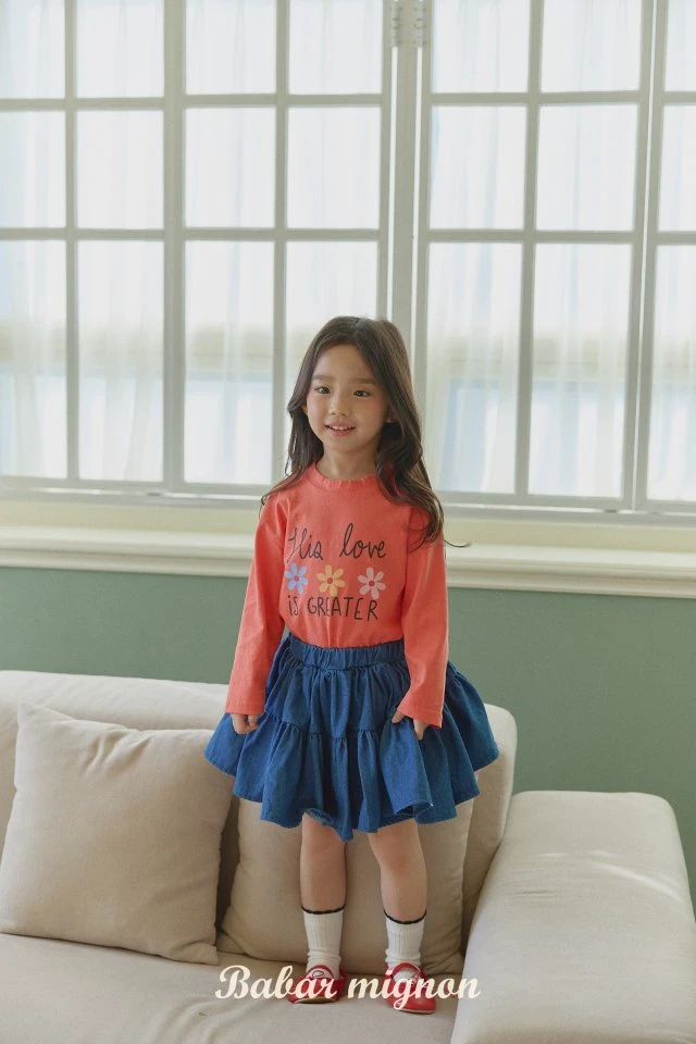 Babar Mignon - Korean Children Fashion - #kidsstore - Flower Tee - 8