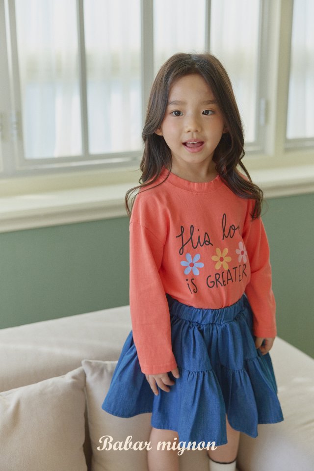 Babar Mignon - Korean Children Fashion - #kidzfashiontrend - Flower Tee - 9