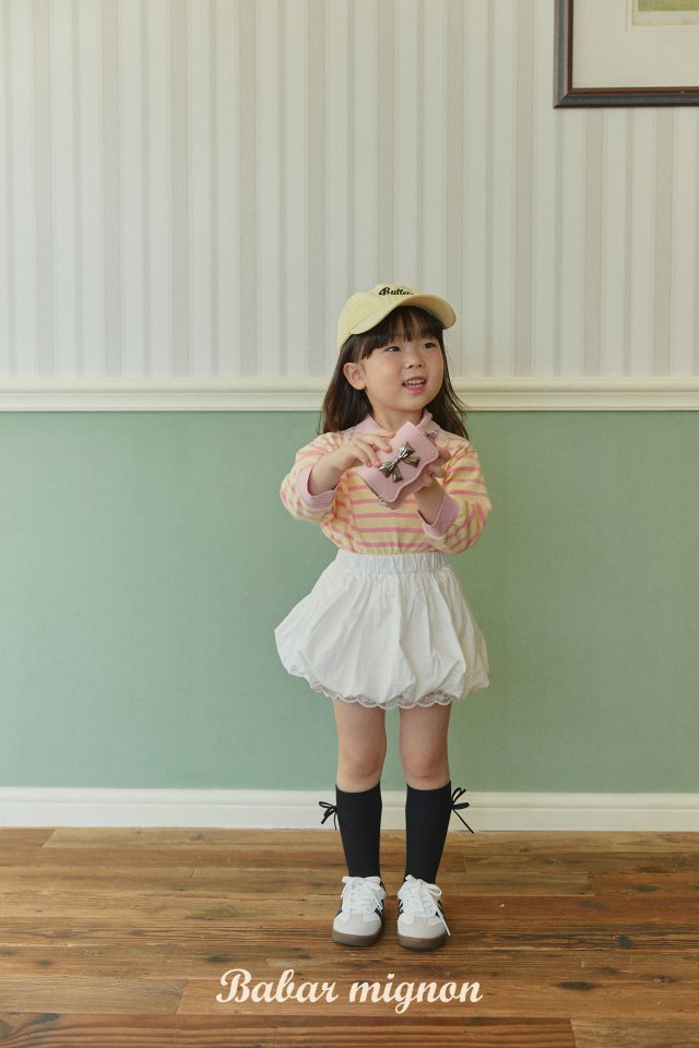 Babar Mignon - Korean Children Fashion - #kidzfashiontrend - Balloon Lace Skirt - 11
