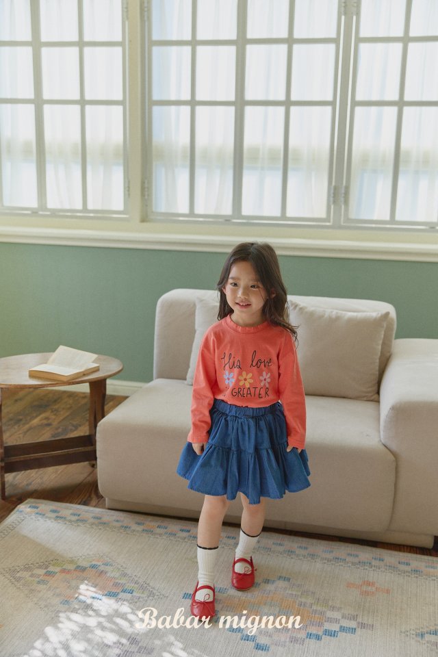 Babar Mignon - Korean Children Fashion - #littlefashionista - Denim Skirt - 9