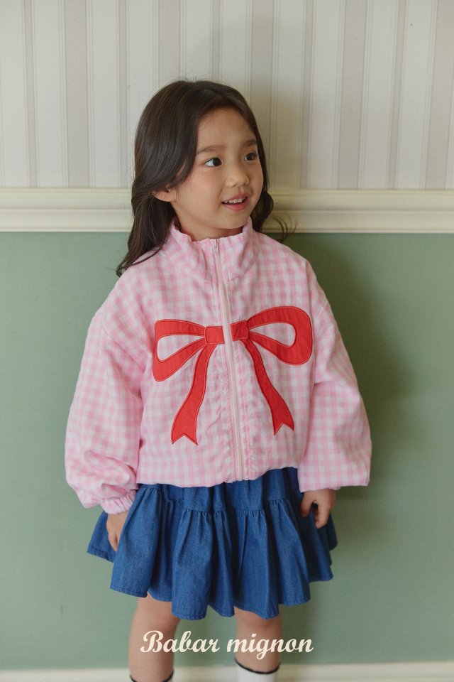 Babar Mignon - Korean Children Fashion - #littlefashionista - Ribbon Windbreaker - 12