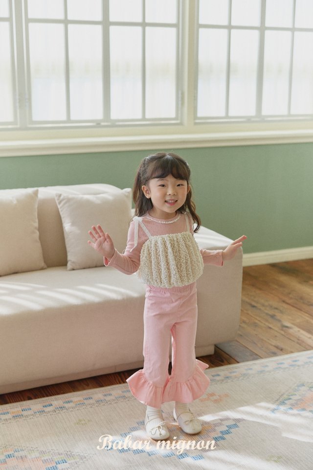 Babar Mignon - Korean Children Fashion - #littlefashionista - Frill Bootcut Pants - 8