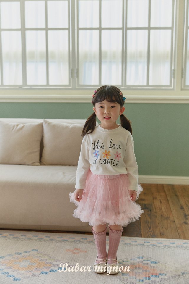 Babar Mignon - Korean Children Fashion - #magicofchildhood - Flower Tee - 12