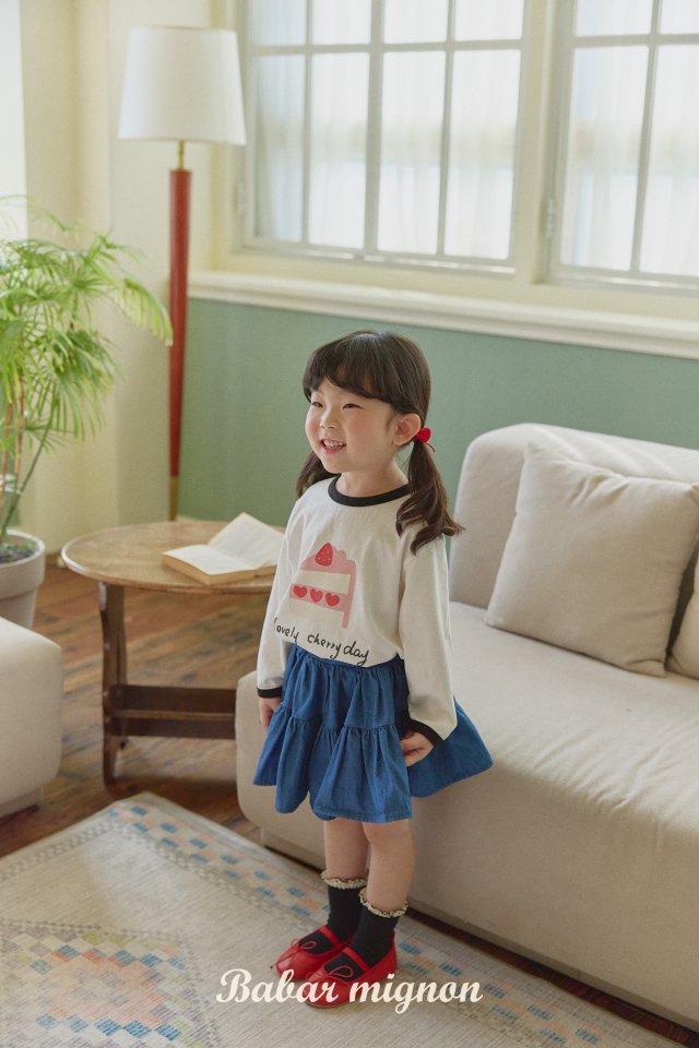 Babar Mignon - Korean Children Fashion - #magicofchildhood - Denim Skirt - 10