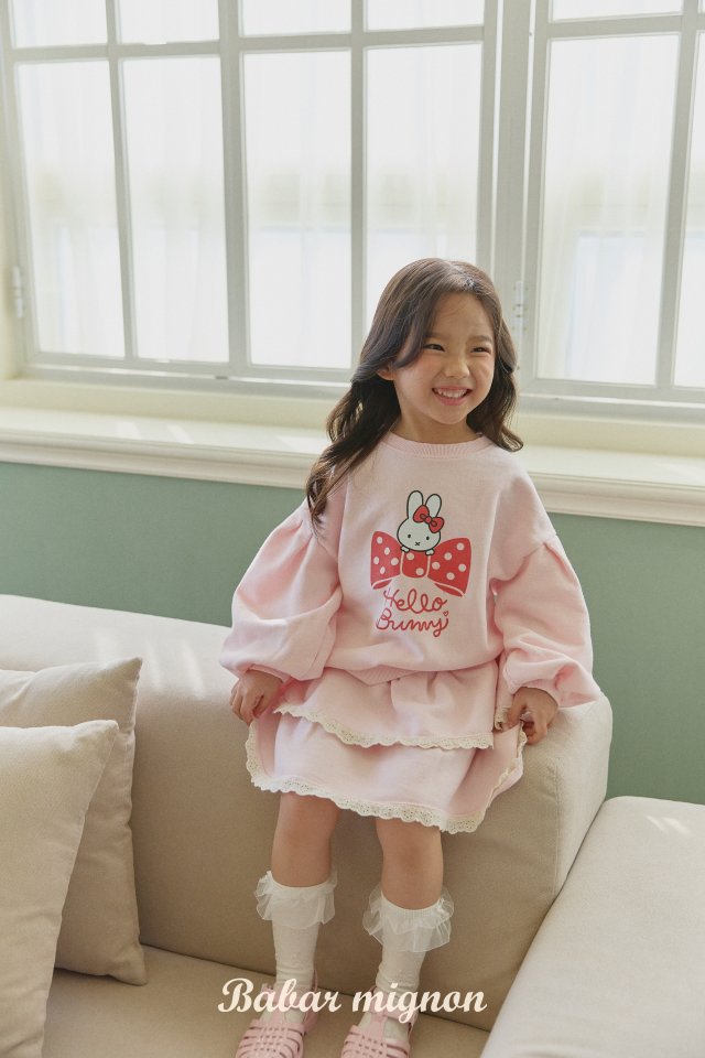 Babar Mignon - Korean Children Fashion - #magicofchildhood - Hello Bunny Sweatshirts - 7