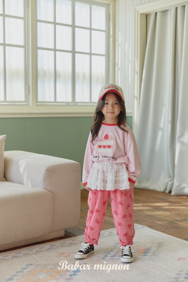 Babar Mignon - Korean Children Fashion - #magicofchildhood - Ribbon Jogger Pants - 3