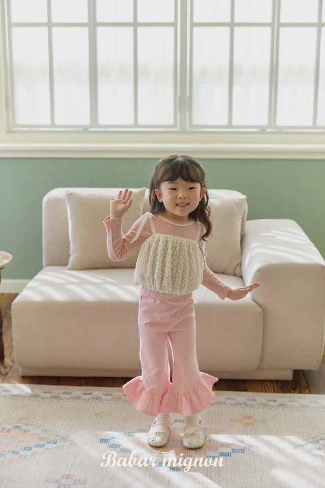 Babar Mignon - Korean Children Fashion - #magicofchildhood - Frill Bootcut Pants - 9
