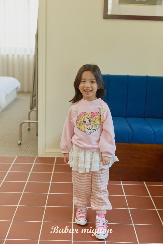 Babar Mignon - Korean Children Fashion - #minifashionista - Ribbon Character Sweatshirts - 6