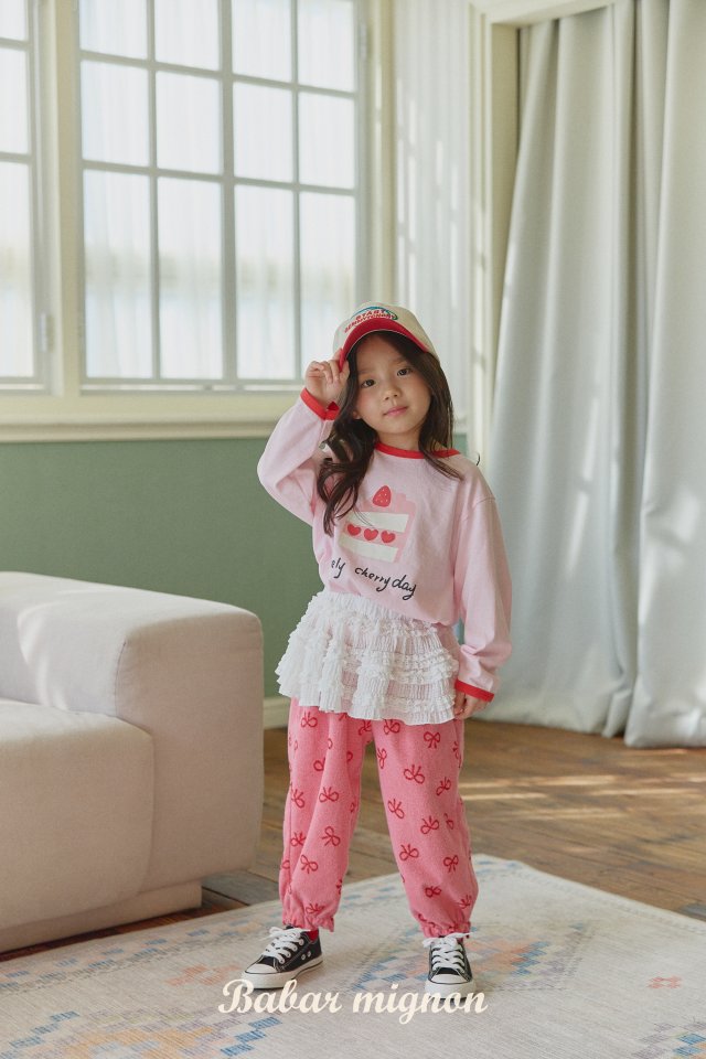 Babar Mignon - Korean Children Fashion - #magicofchildhood - Ribbon Jogger Pants - 4