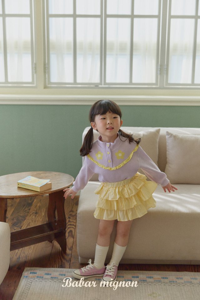 Babar Mignon - Korean Children Fashion - #prettylittlegirls - Flower Waffle Anorak - 12