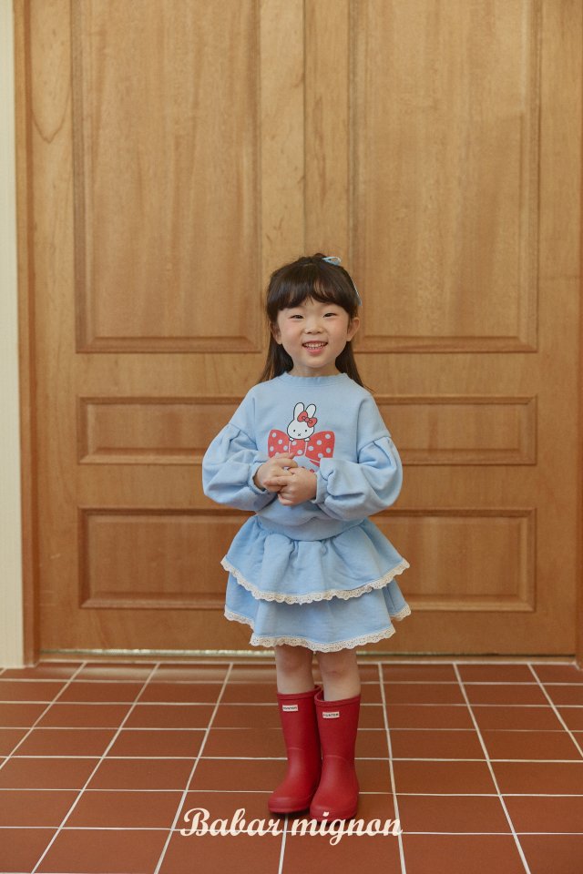 Babar Mignon - Korean Children Fashion - #stylishchildhood - Hello Bunny Sweatshirts - 12