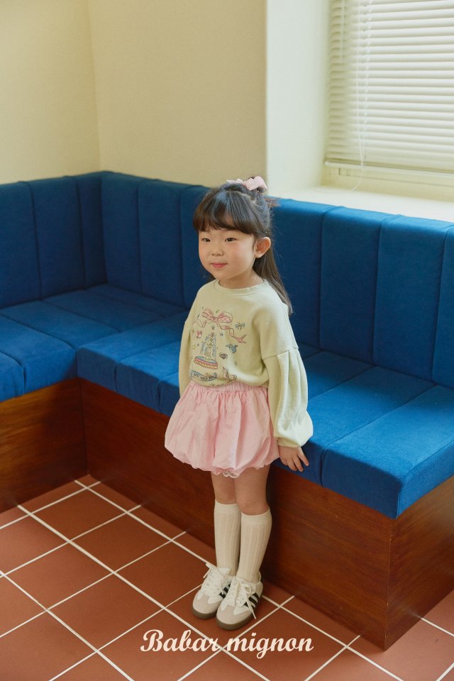 Babar Mignon - Korean Children Fashion - #stylishchildhood - Balloon Lace Skirt - 3