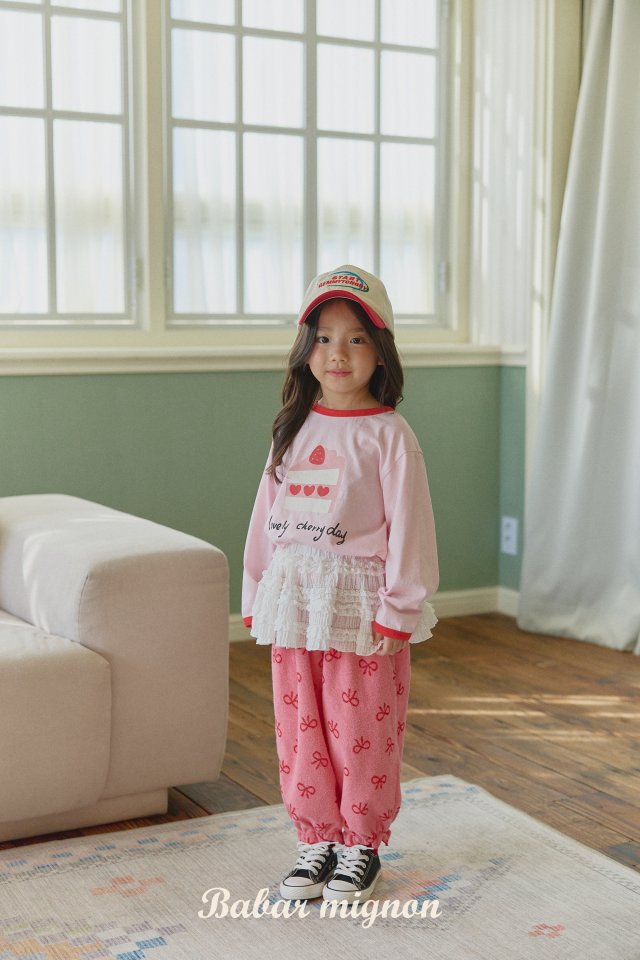 Babar Mignon - Korean Children Fashion - #todddlerfashion - Cake Tee - 5