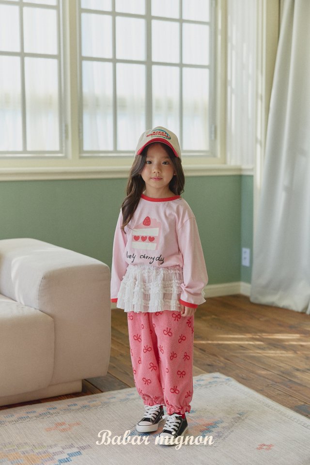 Babar Mignon - Korean Children Fashion - #toddlerclothing - Cake Tee - 6